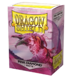 Dragon Shield Sleeves: Pink Diamond Matte (Box Of 100)