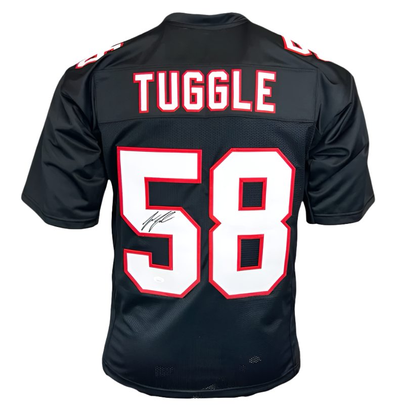 Screenshot2025-03-23at8.36.37AM_1f3f1796-e7d4-4f30-a2e9-c6169f27abda_1024x1024.png Jessie Tuggle Autographed Jersey JSA Authenticated - Image 1
