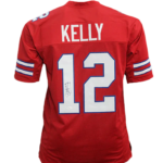Jim Kelly HOF Signed Autographed Red Custom Jersey