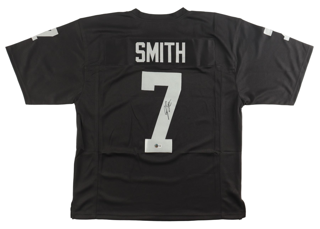 Smith1_1024x1024.png Geno Smith Autographed Signed Raiders Football Jersey (Beckett) - Image 1
