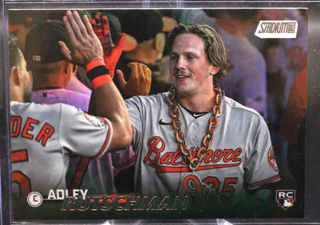 StoreSlabUploads-2024-10-09T181411.998_e3fad820-bf68-4e8e-9a2a-779ef169ccf5_1024x1024.png 2023 Topps Stadium Club Baseball - Adley Rutschman 104 - SP /25 - Image 1