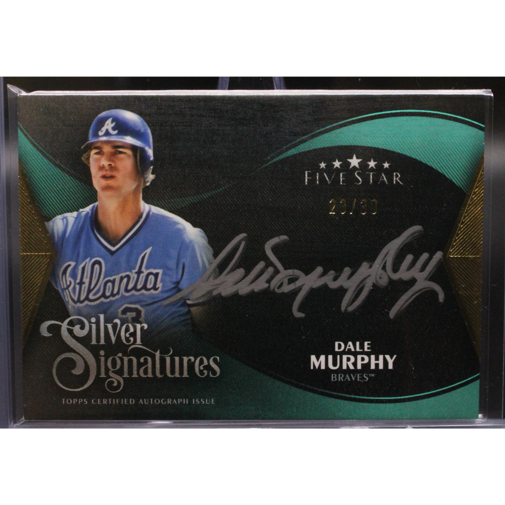 StoreSlabUploads-2024-10-09T185915.475_1024x1024-1.png 2024 Topps Five Star Baseball - Dale Murphy SS-DM - Silver Signatures /30 - Image 1