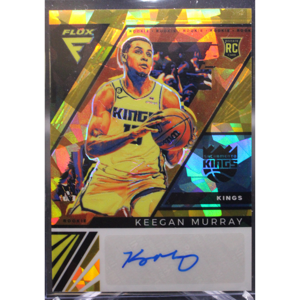 StoreSlabUploads-2024-10-22T164531.697_1024x1024-1.png 2022-23 Panini Flux Basketball - Keegan Murray FRS-KGM - Gold Auto /10 - Image 1
