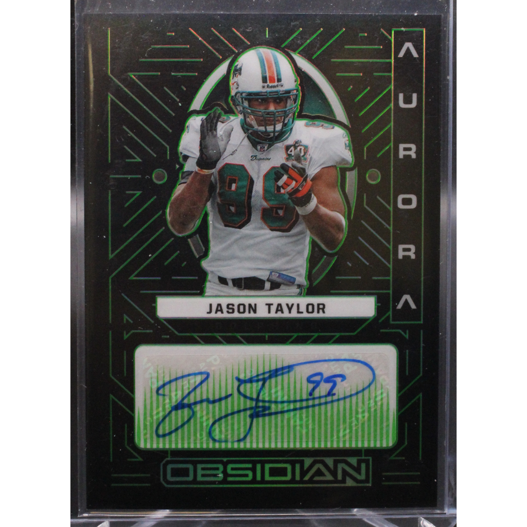 StoreSlabUploads-2024-12-04T171107.573_1024x1024-1.png 2022 Panini Obsidian - Jason Taylor AA-JTA - Aurora Green Etch Auto /25 - Image 1