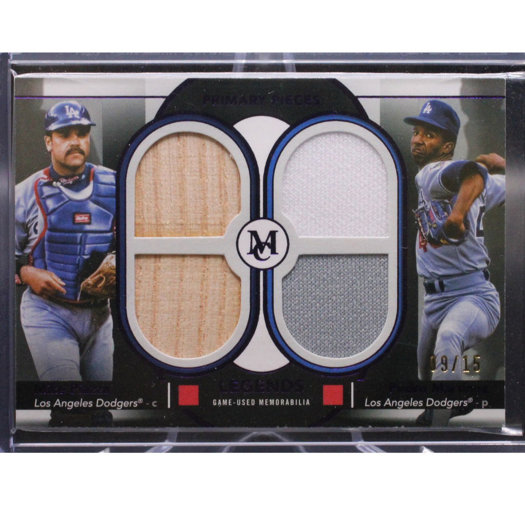 StoreSlabUploads-2024-12-11T132814.202_1024x1024-1.png 2024 Topps Museum Collection- Mike Piazza & Pedro Martinez DPQL-PIM - Quad Relic /15 - Image 1