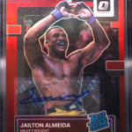 2023 Panini Donruss Optic UFC - Jailton Almeida 106 - Rated Rookie Red Auto /99