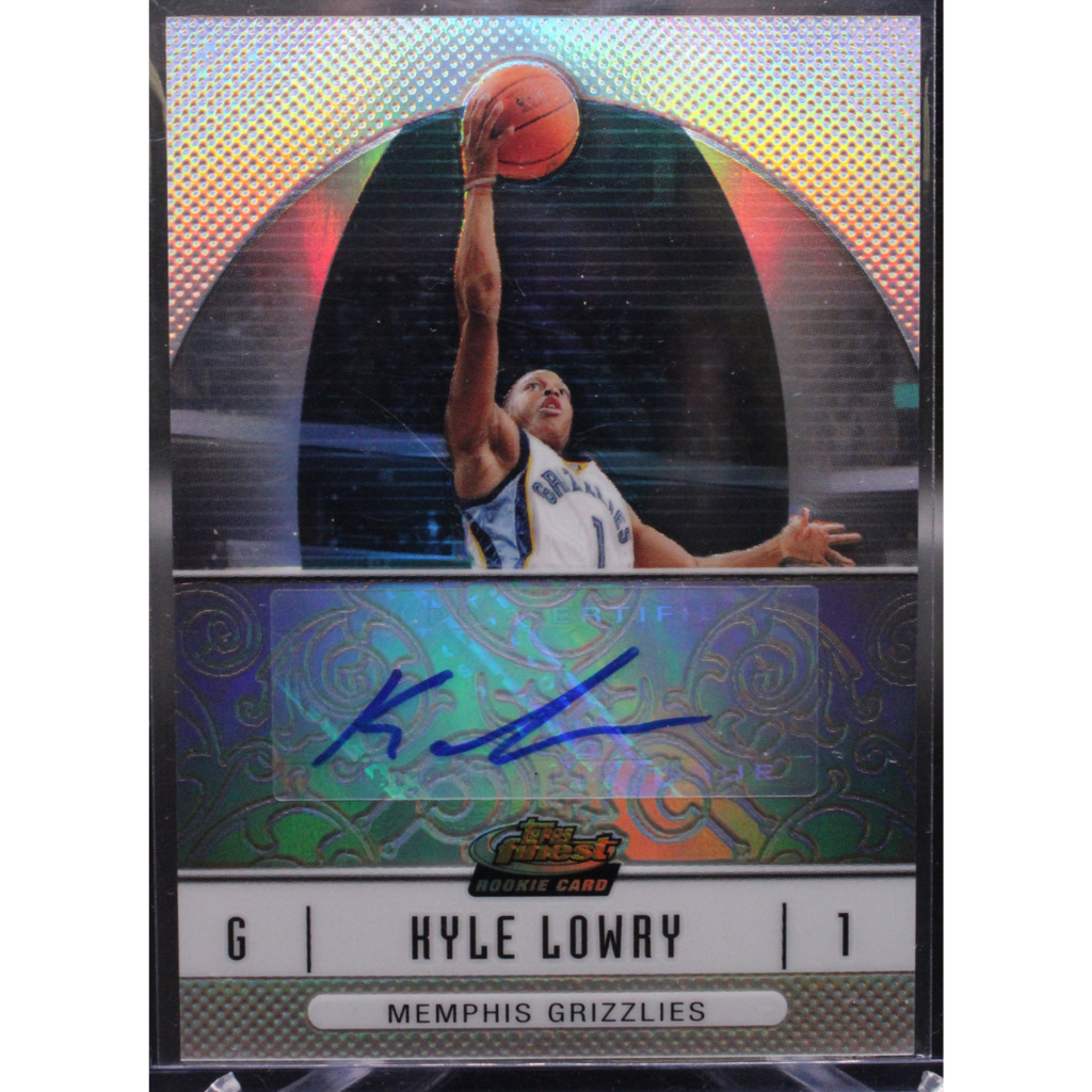 StoreSlabUploads-2025-03-17T143017.774_1024x1024-1.png 2006-07 Topps Finest Rookie Refractor Kyle Lowry 58 Rookie Auto - Image 1