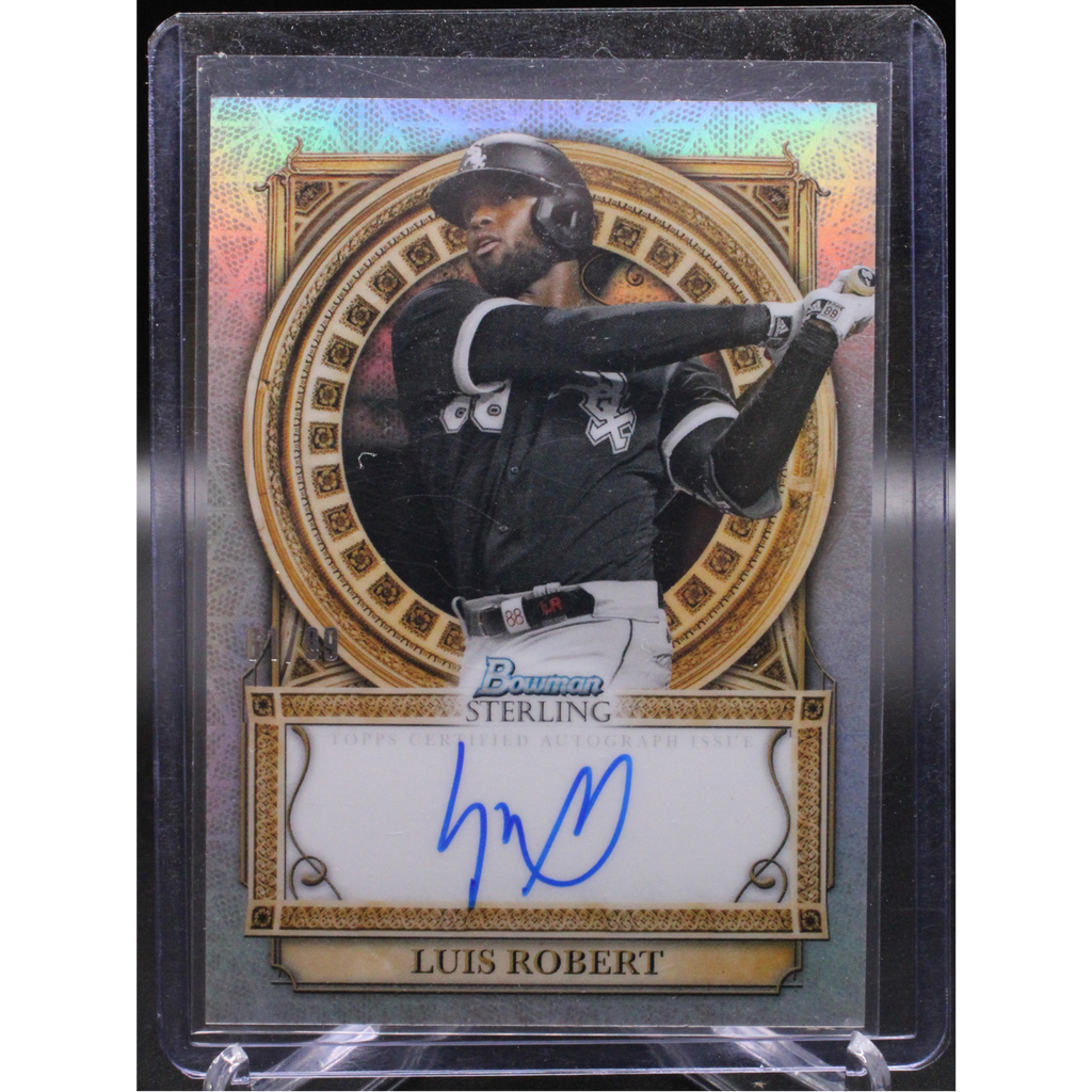 StoreSlabUploads_21_1024x1024-1.png 2023 Topps Bowman Sterling - Luis Robert SOA-LR - Chrome Auto /99 - Image 1