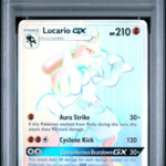 Lucario GX 135 - Forbidden Light - 2018 Pokemon - PSA 9