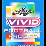 2024 Leaf Vivid Football Proofs 1/1 Proof Per Pack