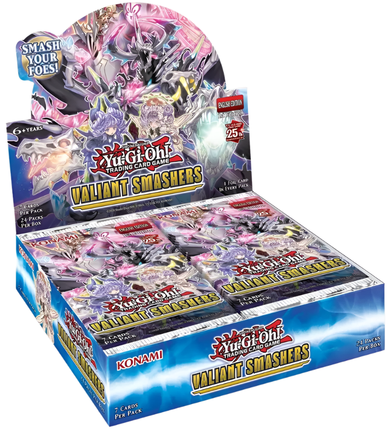 ValiantSmashers_1024x1024.png Yu-Gi-Oh! - Valiant Smashers Booster Box (1st Edition) - Image 1