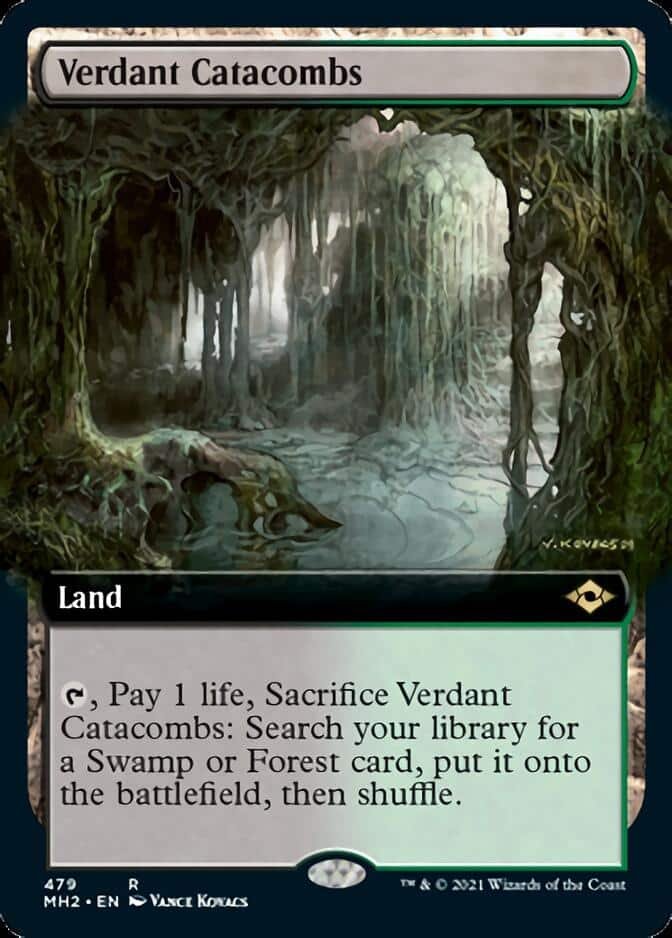 Verdant-Catacombs-extended-MH2-672-1_1024x1024.jpg Verdant Catacombs (Extended Art) - Modern Horizons 2 - Image 1