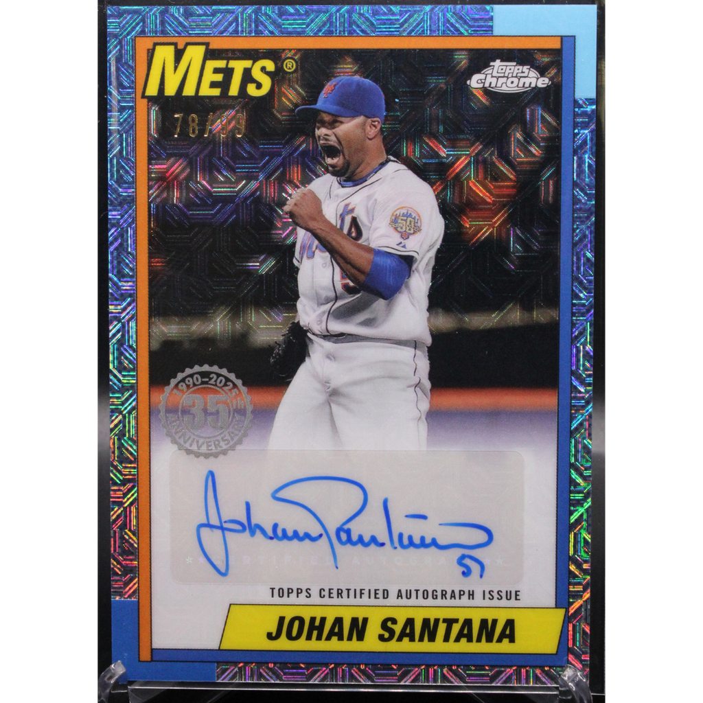 WebsiteImageUploads-2025-04-14T125858.429_1024x1024-1.png 2025 Topps Chrome Silver Pack - Johana Santana 90CA-JS - Auto /99 - Image 1