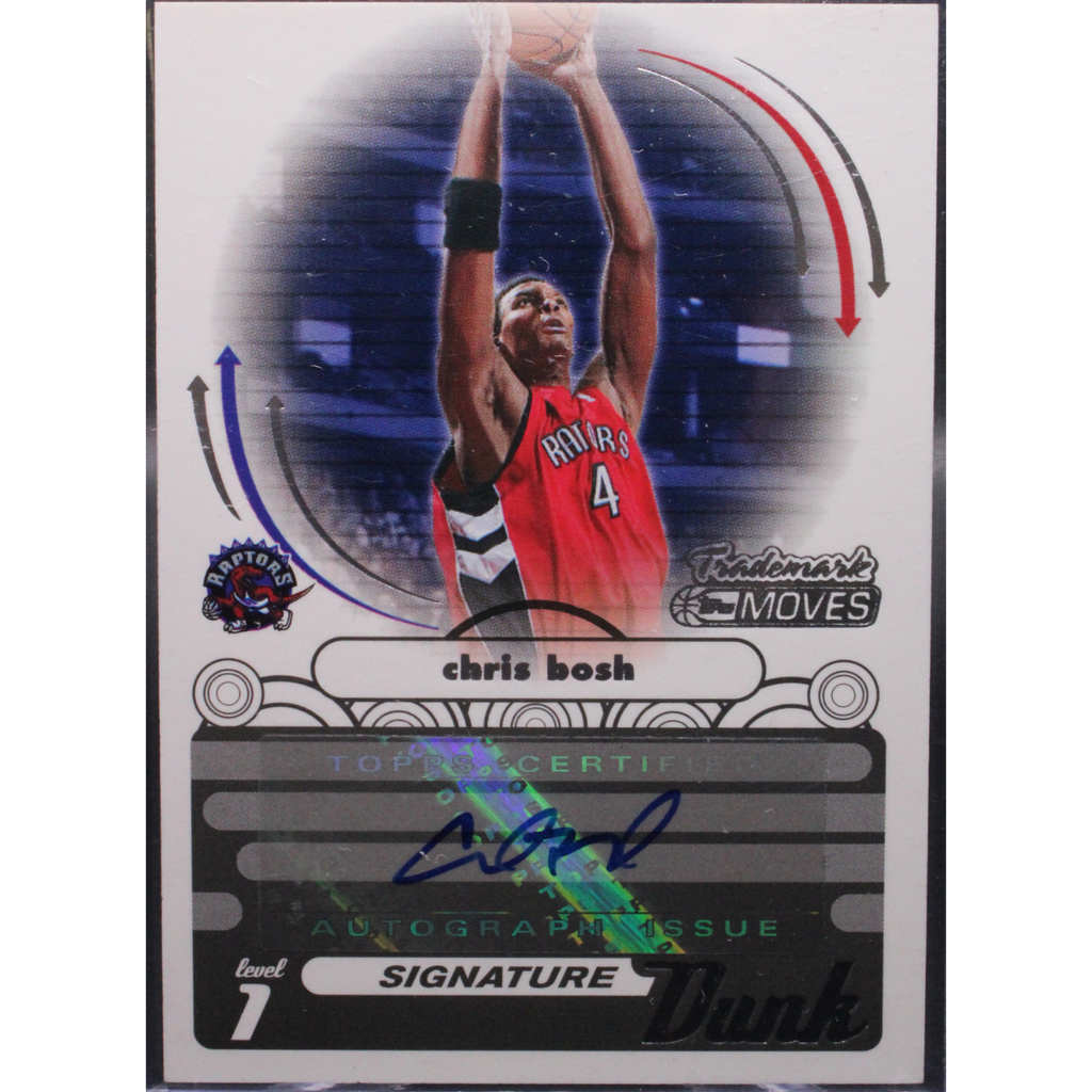 WebsiteImageUploads-2025-05-12T180440.805_1024x1024.png 2006 Topps Trademark Moves - Chris Bosh SDU-2 - Signature Dunks /75 - Image 1