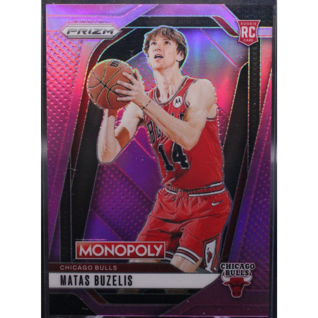WebsiteImageUploads-2025-05-20T103907.571_1024x1024-1.png 2024 Panini Prizm Monopoly - Matas Buezelis 12 - Purple /199 - Image 1