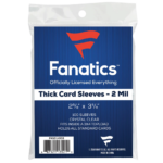 Fanatics Thick Soft Card Sleeves (100 Count)
