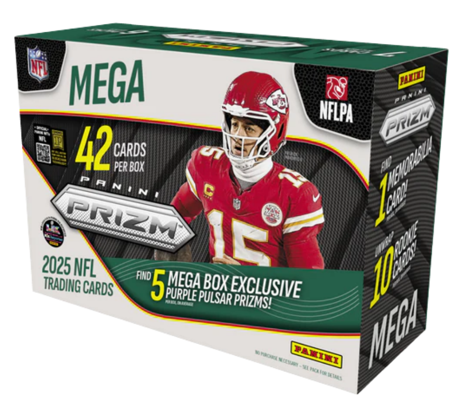 WebsitePNG-2026-02-12T150523.044_73559384-d884-48ad-bed6-8fc3b30288d3_1024x1024.png 2025 Panini Prizm Football Hobby Mega Box - Image 1