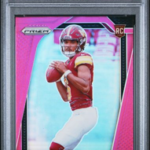 2024 Panini Prizm Football - Jayden Daniels 347 - Pink - PSA 9