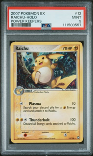 ZEeF33sxyUSsnqkpr5fz-ASmall_1024x1024.png Raichu Holo 12/108 - Power Keepers - 2007 Pokemon - PSA 9 - Image 1
