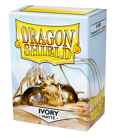 at-11017-ds100-matte-ivory-box_right-1200x900-1200x900_1024x1024.png Dragon Shield Sleeves: Ivory Matte (Box Of 100) - Image 1
