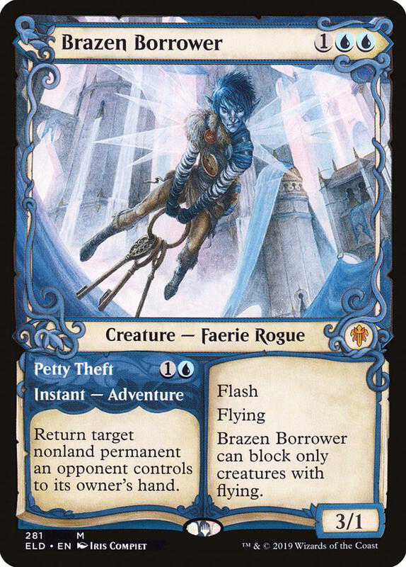 brazenbfoil_1024x1024-1.png Brazen Borrower (Showcase) - Throne of Eldraine (ELD) - Image 1