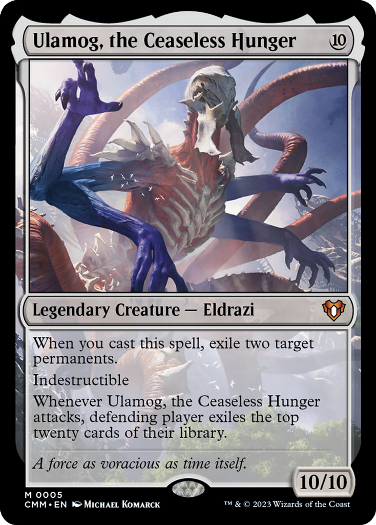 c74ae706-b3b3-4097-a387-6f6c38a9b603__01240_1024x1024.png Ulamog, the Ceaseless Hunger - Commander Masters (CMM) - Image 1