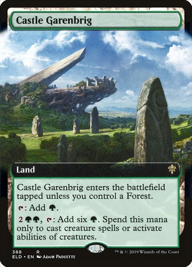 castlegaren_1024x1024-1.png Castle Garenbrig (Extended Art) - Throne of Eldraine (ELD) - Image 1