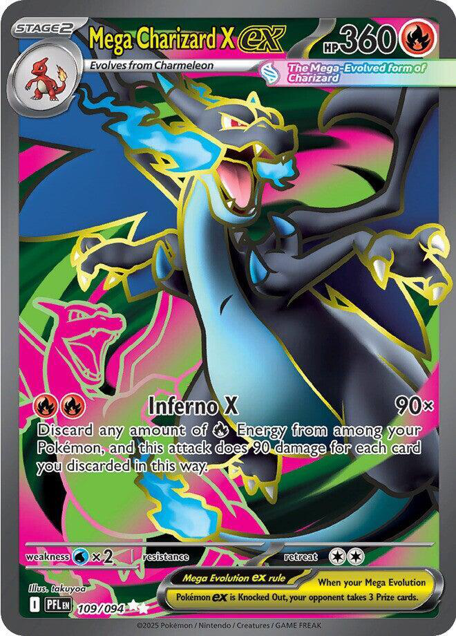 charizardex_d81c4ffe-17c0-46ee-9930-05de9a0d1d87_1024x1024.png Mega Charizard X ex - 109/094 - ME02: Phantasmal Flames (PFL) - Image 1