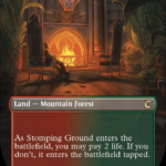 Stomping Ground (Borderless) Foil - Ravnica: Clue Edition (CLU)