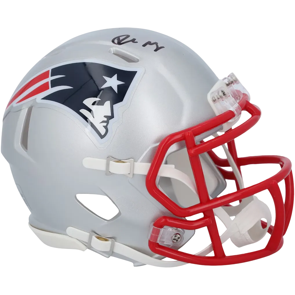 drake1_1024x1024.png Drake May Autographed Fanatics Authentic Riddell Speed Mini Helmet - Image 1