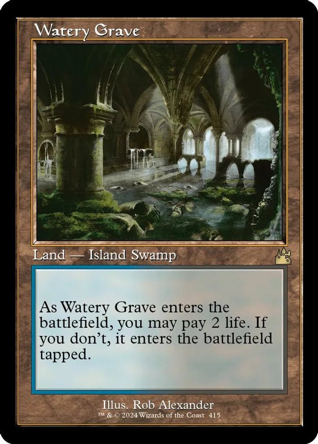 grave_1024x1024.jpg Watery Grave (Retro Frame) - Ravnica Remastered - Image 1