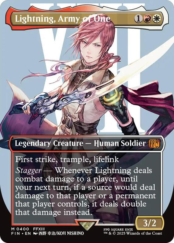 lightningbroderless_1024x1024-1.png Lightning, Army of One (Borderless) (0400) - Final Fantasy (FIN) - Image 1