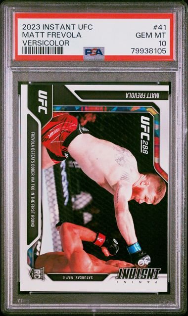matt_1024x1024-2.jpg 2023 Panini Instant UFC - Matt Frevola 41 - Versicolor /5 - PSA 10 - Image 1