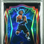 2020-21 Panini Select - Tyrese Maxey 174 - Maroon Die Cut /175 - PSA 9