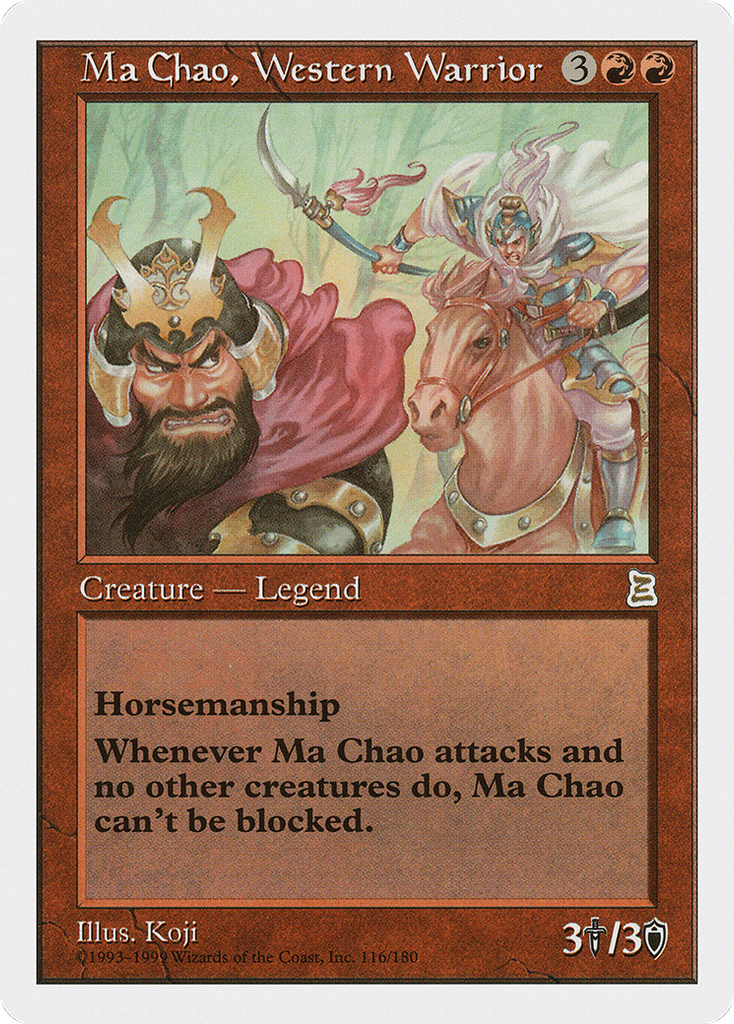 ptk-116-ma-chao-western-warrior_1024x1024.png Ma Chao, Western Warrior - Portal Three Kingdoms (PTK) - Image 1