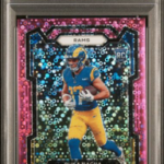 2023 Panini Prizm Football - Puka Nacua 357 - No Huddle Pink /15 - PSA 10