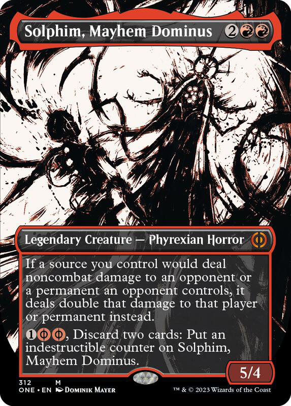 solphim_1024x1024-1.png Solphim, Mayhem Dominus (Showcase) - Phyrexia: All Will Be One (ONE) - Image 1