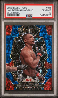 uXICY2PGoUmzaSSM6Rk4MASmall_1024x1024-2.png 2023 Panini Select UFC - Jailton Malhadinho 104 - Blue Undercard /49 - PSA 10 - Image 1