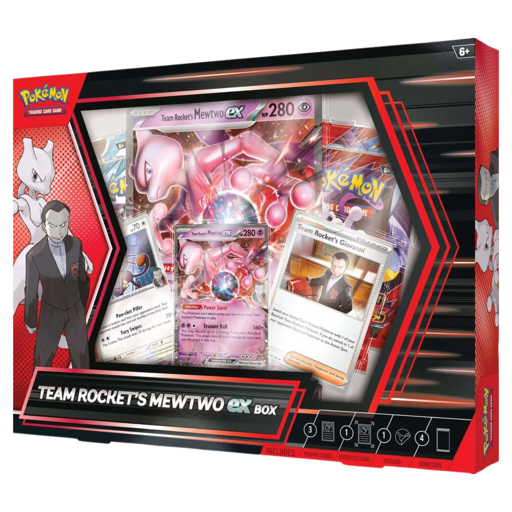websiteimages_10_1024x1024.png Pokemon Scarlet & Violet Team Rocket's Mewtwo ex Box - Image 1