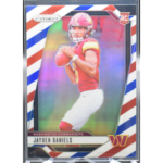 2024 Panini Prizm Football - Jayden Daniels 347 - Red White Blue