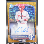 2025 Topps Bowman Chrome - Carson Demartini BMA-CD - Gold Mojo Auto 50/50
