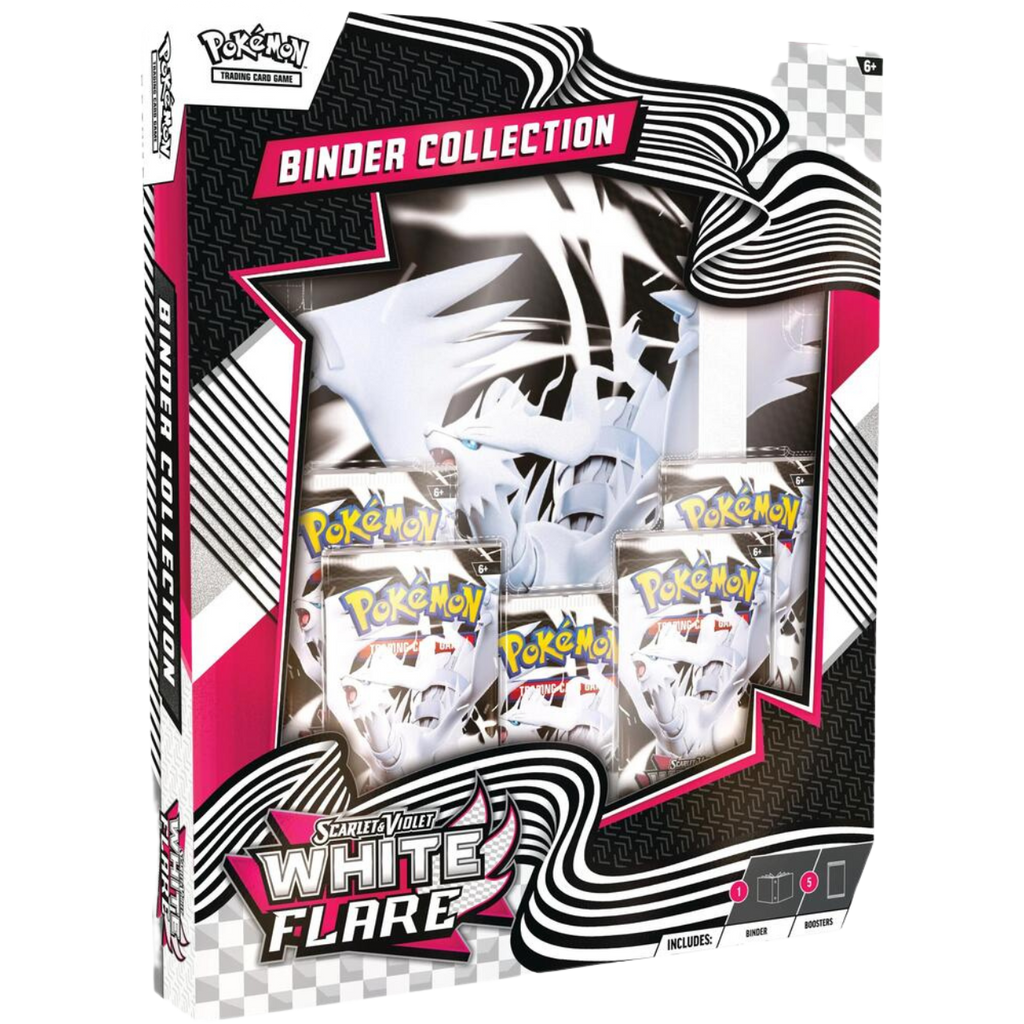 websiteimages_46_1024x1024.png Pokemon Scarlet & Violet - White Flare Binder Collection - Image 1