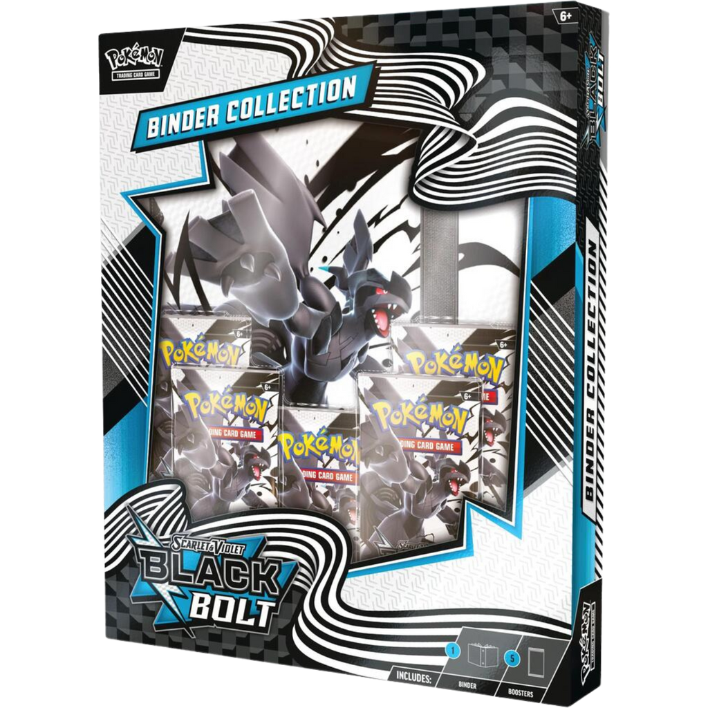 websiteimages_47_1024x1024.png Pokemon Scarlet & Violet - Black Bolt Binder Collection - Image 1
