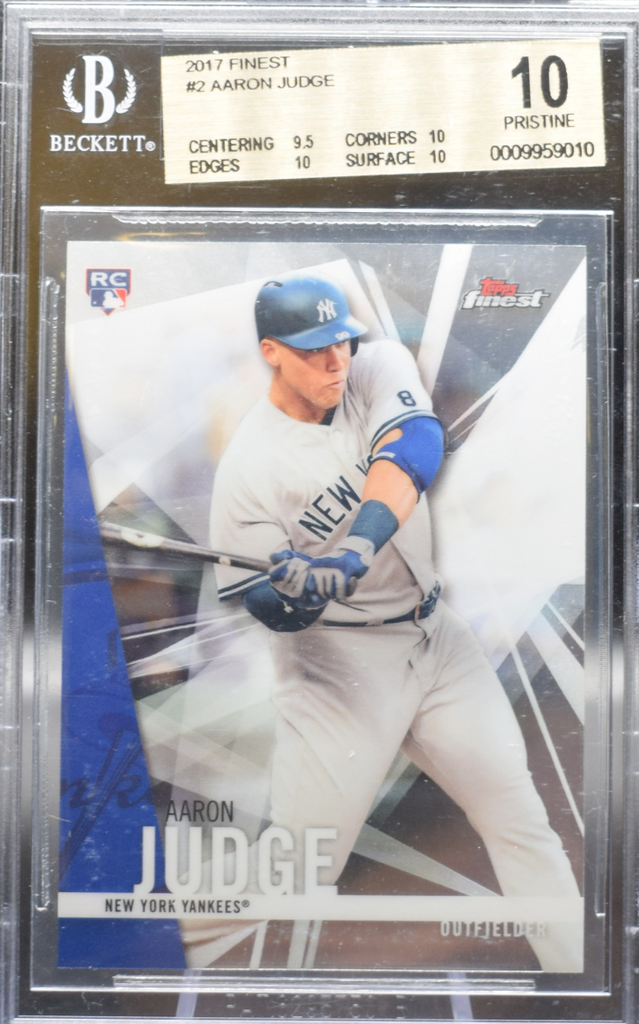 websiteimages_5_d10814d5-3a86-476b-9af2-4753752929ef_1024x1024-1.png 2017 Topps Finest - Aaron Judge 2 - Beckett 10 - Image 1